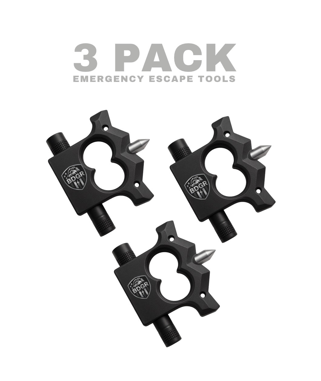 Family BADGER 3-Pack — Family Emergency Escape Pack